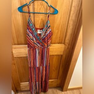 Savanna Jane Multicolor Geometric Dress